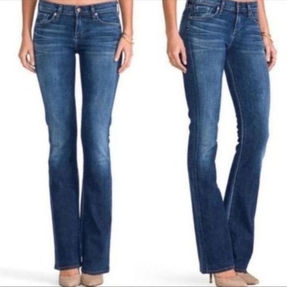 Citizens Of Humanity Denim - Citizens Of Humanity Kelly 001 Stretch Low Waist Boot Cut Denim Jeans Size 28